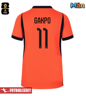 Nederländerna Cody Gakpo #11 Hemmatröja VM 2026 Kortärmad